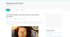Desktop Screenshot of elegance-style.com